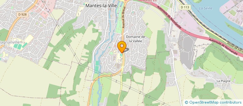 localisation de l'entreprise MADAME SERENA STOSS à MANTES-LA-VILLE
