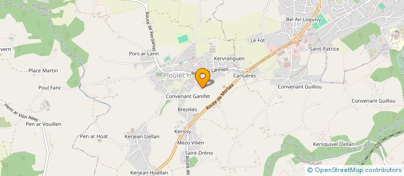 localisation de l'entreprise MADAME SERENA WADIE  PLOULEC'H