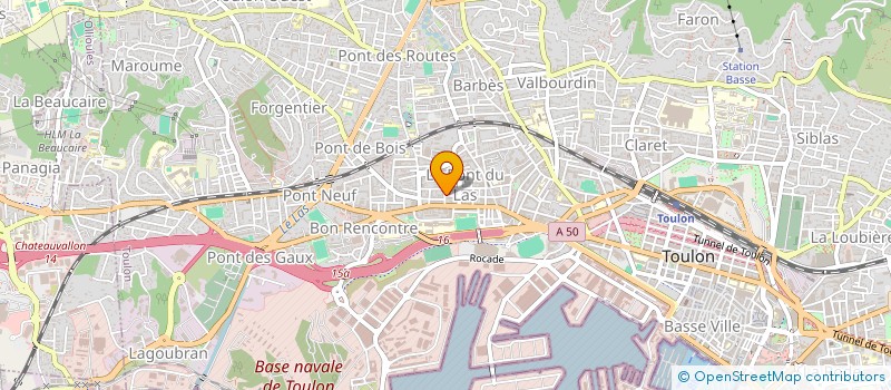 localisation de l'entreprise MADAME SERGE SILVEN  TOULON