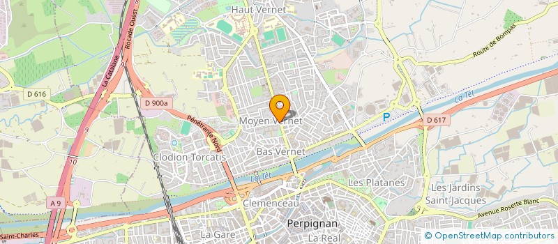 localisation de l'entreprise MADAME SERGELINE PLANARD à PERPIGNAN