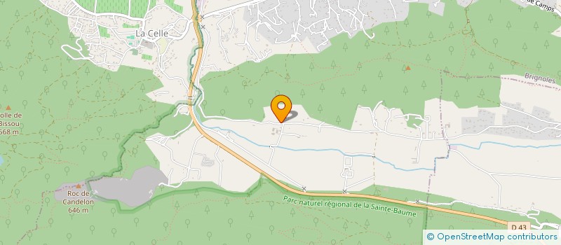 localisation de l'entreprise MADAME SERGINE BRASSART  BRIGNOLES