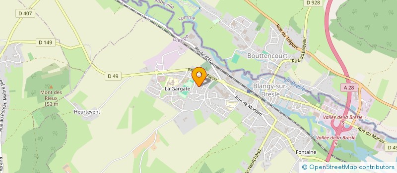 localisation de l'entreprise MADAME SERGINE GAREST  BLANGY-SUR-BRESLE