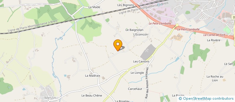 localisation de l'entreprise MADAME SERGINE GAUDIN à LAMBALLE-ARMOR