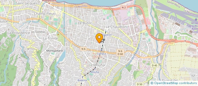 localisation de l'entreprise MADAME SERGINE MANIQUE  SAINT-DENIS