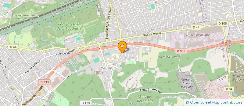 localisation de l'entreprise MADAME SERI BOHUI  VAUJOURS