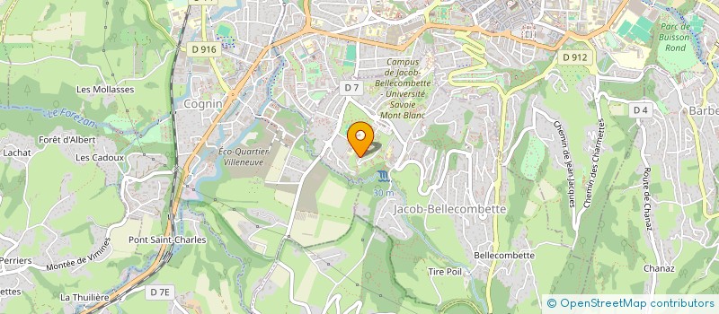 localisation de l'entreprise MADAME SERIANE AHANHANZO  JACOB-BELLECOMBETTE