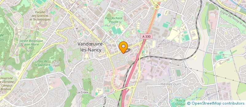 localisation de l'entreprise MADAME SERICA SINDI  VANDUVRE-LES-NANCY