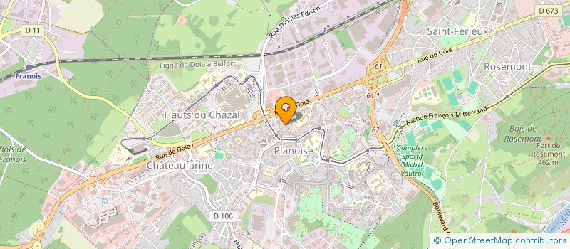 localisation de l'entreprise MADAME SERIFE AK  BESANCON