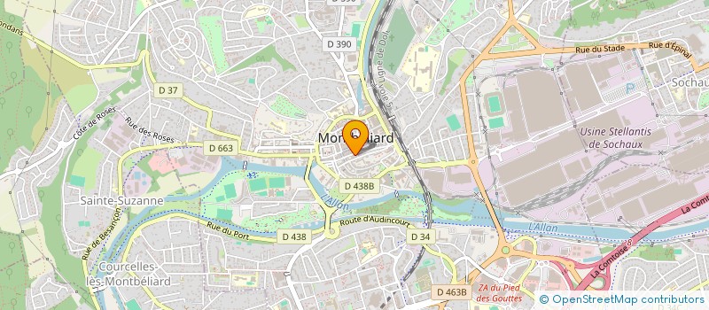 localisation de l'entreprise MADAME SERIFE BULUT  MONTBELIARD