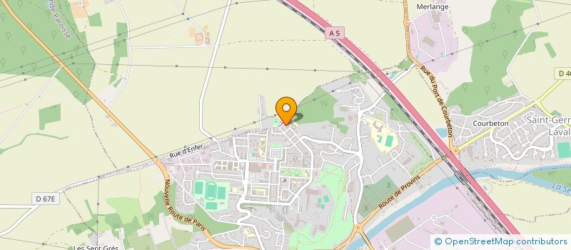 localisation de l'entreprise MADAME SERIFE BULUT  MONTEREAU-FAULT-YONNE