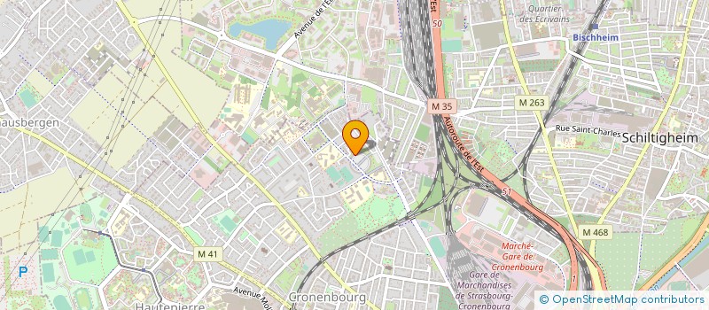localisation de l'entreprise MADAME SERIFE GULDAL à STRASBOURG