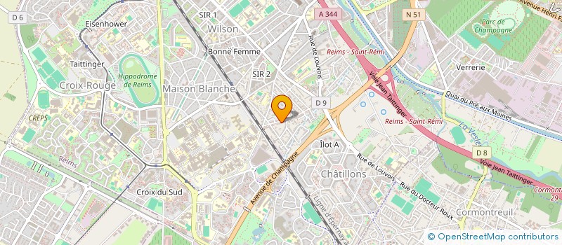 localisation de l'entreprise MADAME SERIFE KORKMAZ  REIMS