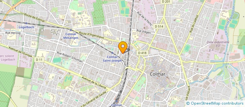 localisation de l'entreprise MADAME SERIFE TOLU  COLMAR