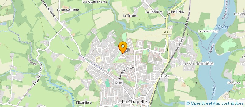 localisation de l'entreprise MADAME SERIMA MAVOUNGOU  LA CHAPELLE-SUR-ERDRE