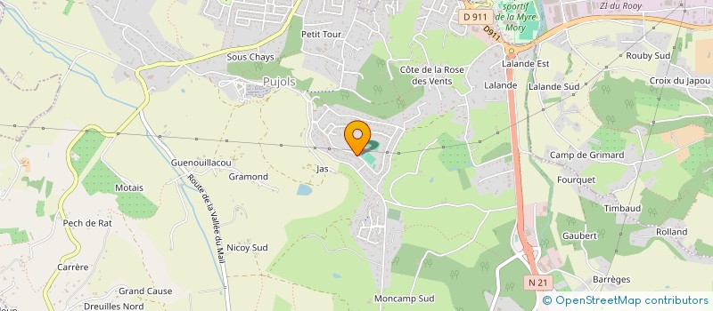 localisation de l'entreprise MADAME SERINA FRANCIA  PUJOLS