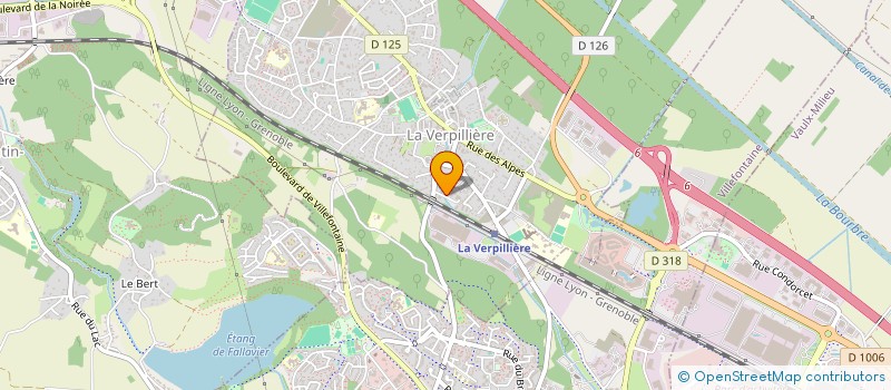 localisation de l'entreprise MADAME SERINE EL ANES  LA VERPILLIERE