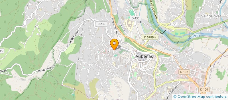 localisation de l'entreprise MADAME SERINE GRAINAT à AUBENAS