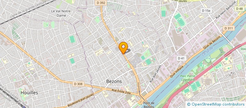localisation de l'entreprise MADAME SERINE MAMI à BEZONS