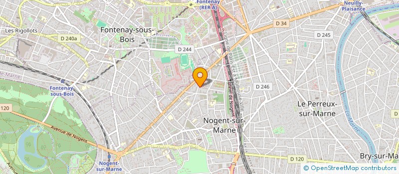 localisation de l'entreprise MADAME SERINTE SISSAKO  NOGENT-SUR-MARNE