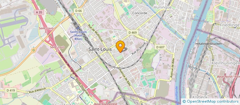 localisation de l'entreprise MADAME SERPIL CAGLAR  SAINT-LOUIS