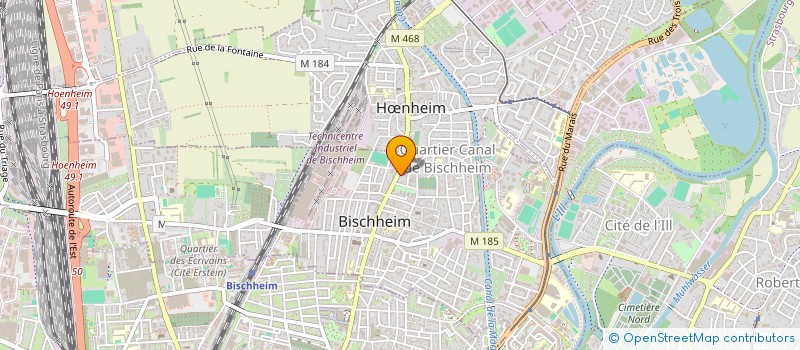 localisation de l'entreprise MADAME SERPIL ERGONER  BISCHHEIM