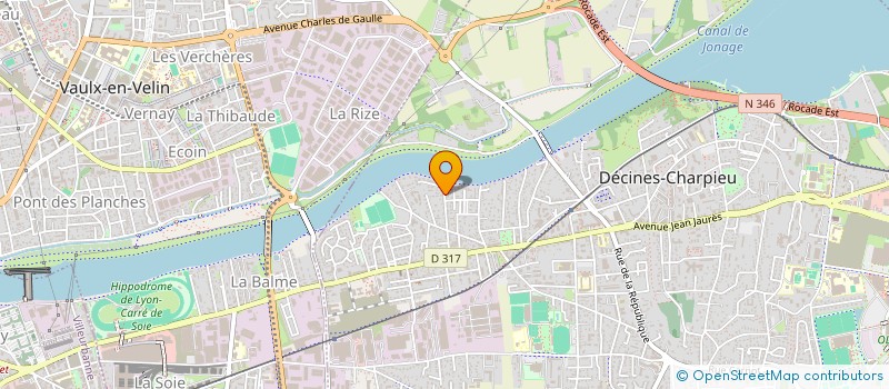 localisation de l'entreprise MADAME SERPOUHIE MANOUKIAN  DECINES-CHARPIEU