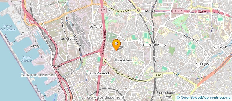 localisation de l'entreprise MADAME SERRINE GHARBI  MARSEILLE