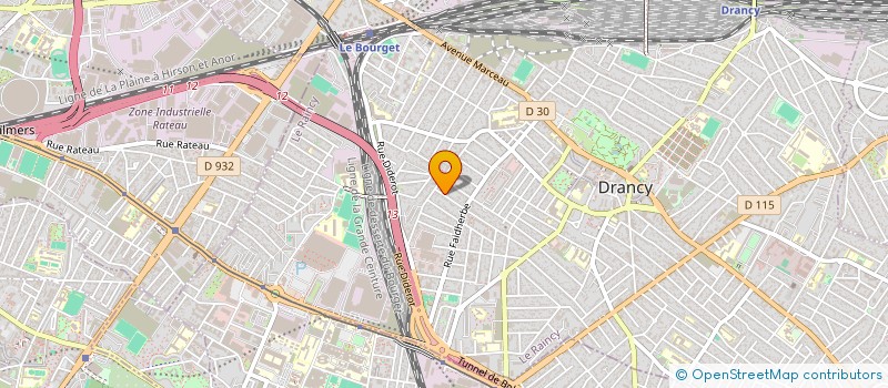 localisation de l'entreprise MADAME SERRURERIE ACKERMAN  DRANCY