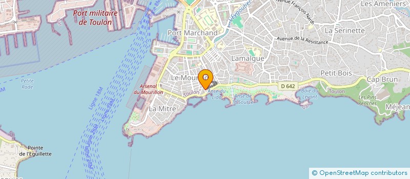 localisation de l'entreprise MADAME SERTA  CATHERINE MIMRA  TOULON