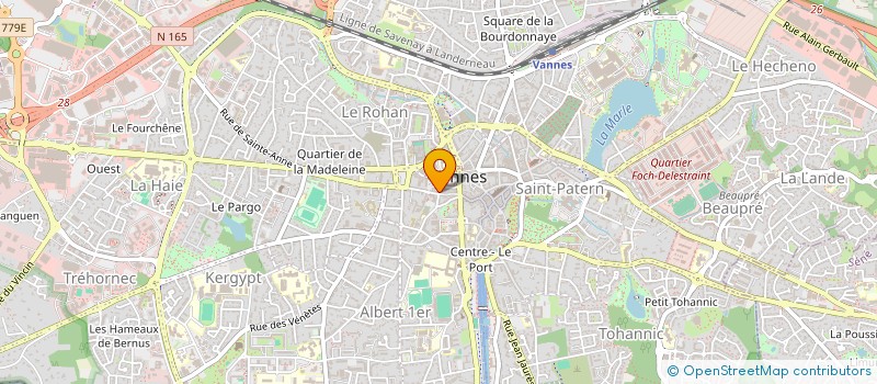 localisation de l'entreprise MADAME SERVANE AUPY à VANNES