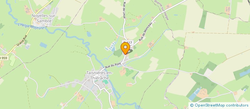 localisation de l'entreprise MADAME SERVANE BENOIT à TAISNIERES-EN-THIERACHE