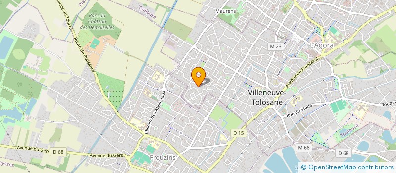 localisation de l'entreprise MADAME SERVANE CHRISTY à VILLENEUVE-TOLOSANE