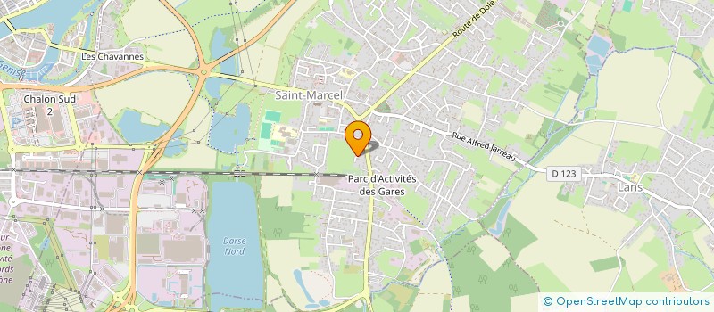 localisation de l'entreprise MADAME SERVANE DABOUDET  SAINT-MARCEL