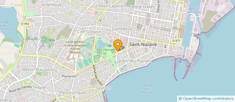 localisation de l'entreprise MADAME SERVANE DANET à SAINT-NAZAIRE