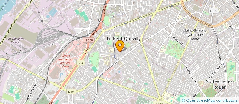 localisation de l'entreprise MADAME SERVANE DOGUET à LE PETIT-QUEVILLY