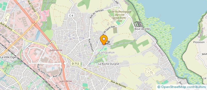 localisation de l'entreprise MADAME SERVANE DUFROST à LANGUEUX