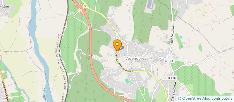 localisation de l'entreprise MADAME SERVANE ESTARELLAS  VEZENOBRES