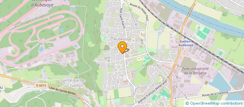 localisation de l'entreprise MADAME SERVANE FORESTIER  LE VAL D'HAZEY