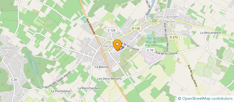 localisation de l'entreprise MADAME SERVANE FRIOU à SAINT-GEORGES-D'OLERON