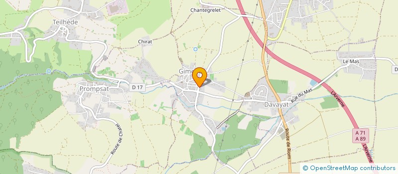 localisation de l'entreprise MADAME SERVANE GUIGNARD  GIMEAUX