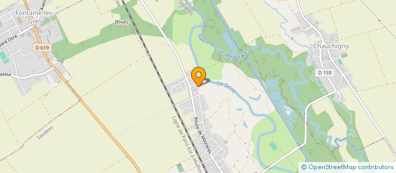 localisation de l'entreprise MADAME SERVANE HUET  SAVIERES