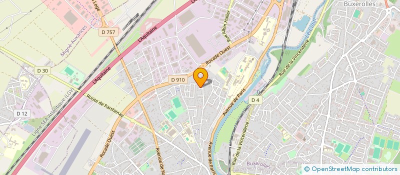 localisation de l'entreprise MADAME SERVANE PILLET  POITIERS