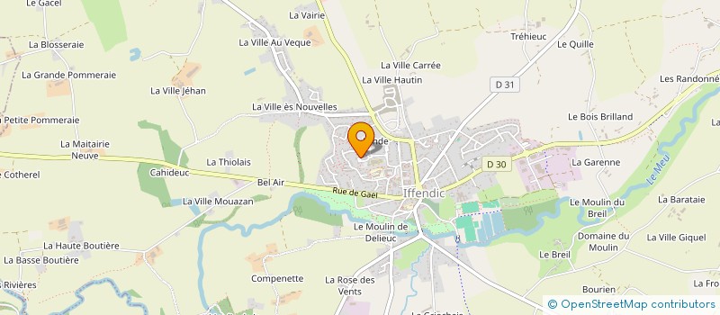localisation de l'entreprise MADAME SERVANE REVAULT à IFFENDIC