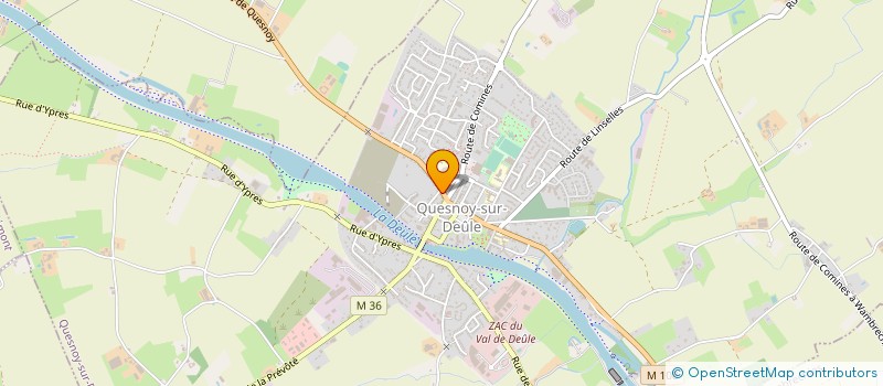 localisation de l'entreprise MADAME SERVANE ROTSAERT à QUESNOY-SUR-DEULE