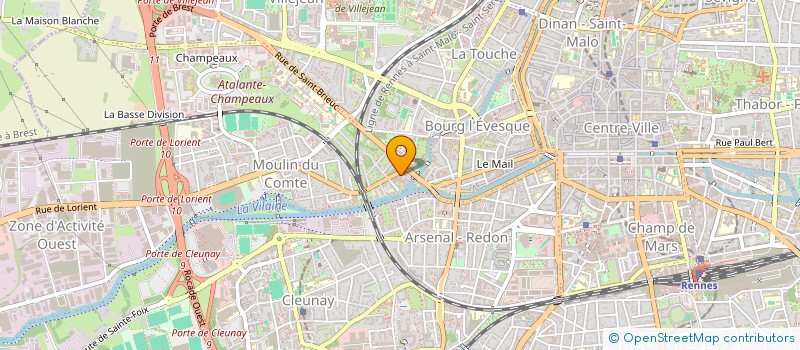 localisation de l'entreprise MADAME SERVANE SCOONES  RENNES