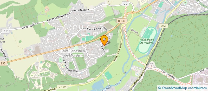 localisation de l'entreprise MADAME SERVANE SPILTHOOREN  SAINT-SEBASTIEN-DE-MORSENT