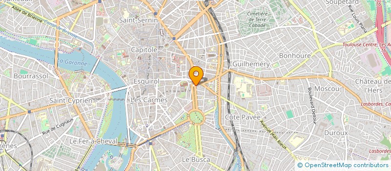 localisation de l'entreprise MADAME SERVANNE FLEURY à TOULOUSE
