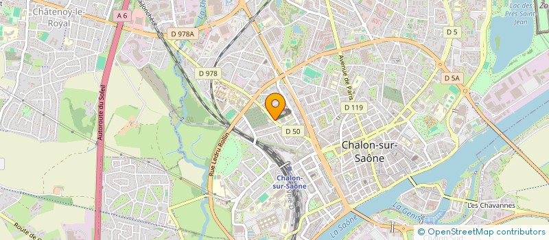 localisation de l'entreprise MADAME SERVETE ZENUNI  CHALON-SUR-SAONE