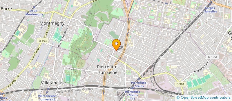localisation de l'entreprise MADAME SETA SISSOKO  PIERREFITTE-SUR-SEINE