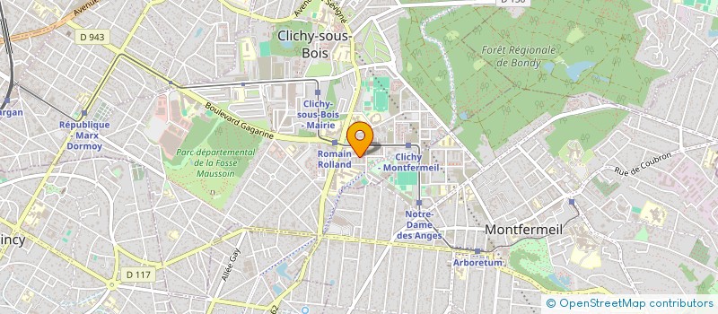 localisation de l'entreprise MADAME SETAN SIBY à CLICHY-SOUS-BOIS